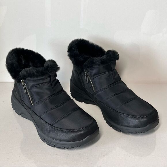 Skechers Easy Going Frosty Charm Water Repellent Vegan Boots - Picture 1 of 7